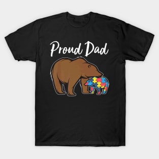 Proud Autism Dad Fathers Day T-Shirt